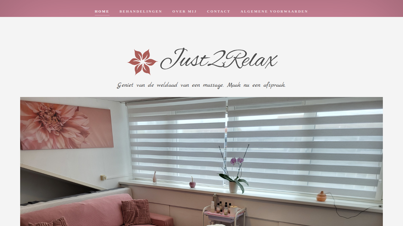 Screenshot https://just2relax.nl/