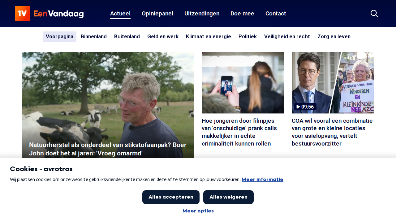 Screenshot https://eenvandaag.avrotros.nl/