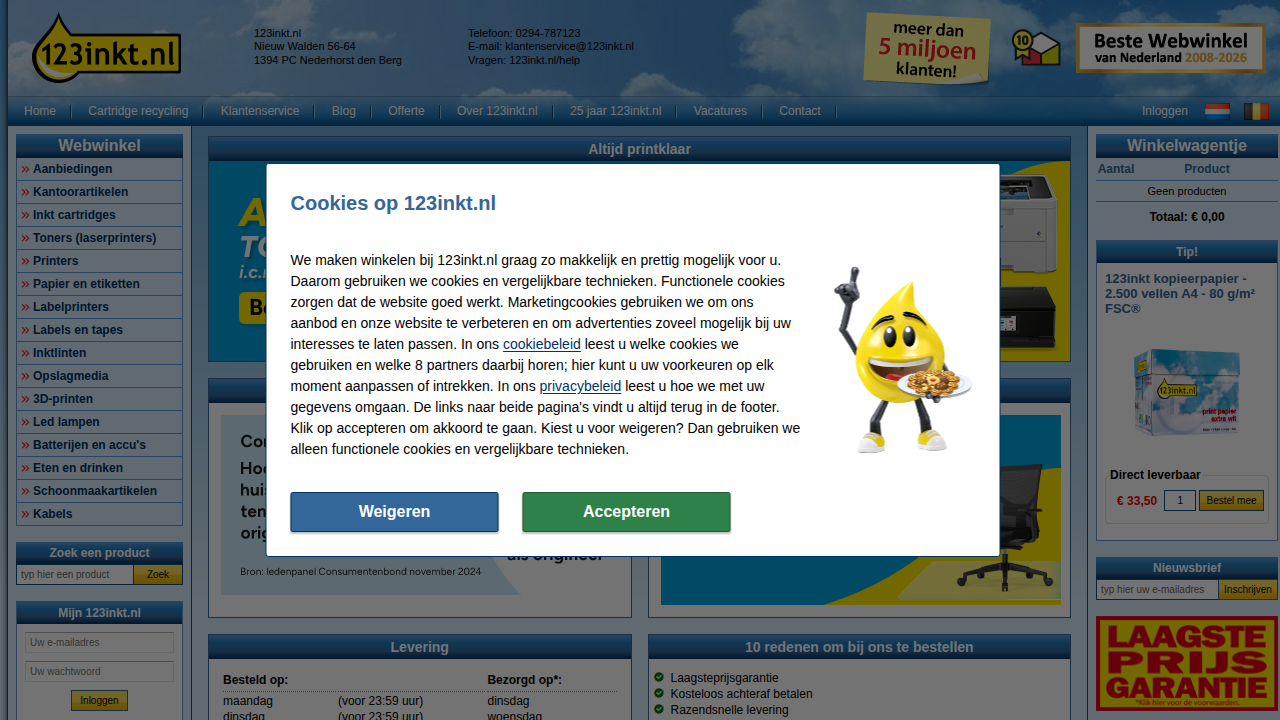 Screenshot https://123inkt.nl/